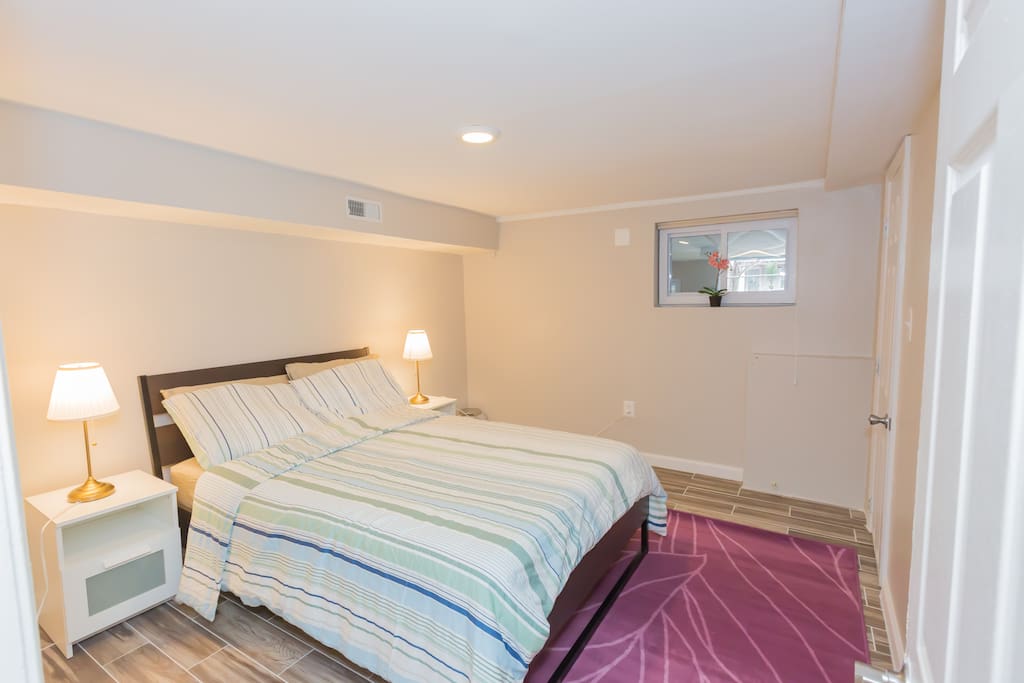 Large bedroom #2 with double bed