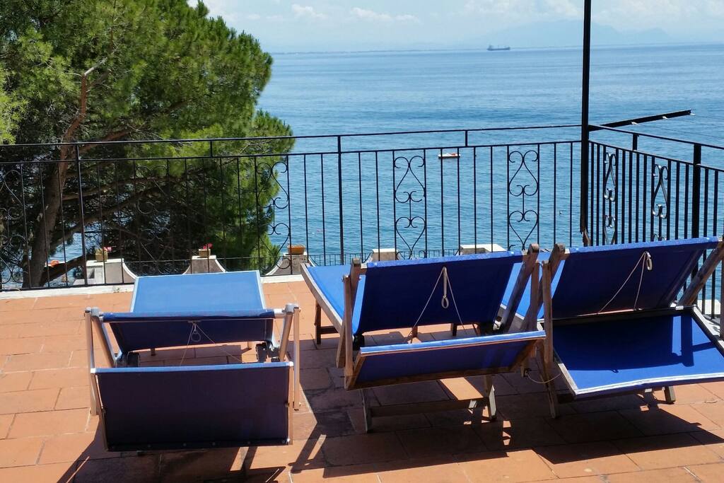Amalfi Coast house on the sea with terrace Apartments for Rent in Vietri sul mare, Campania, Italy