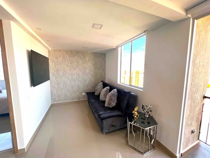 Apartamento Con Aire Acondicionado Y Parqueadero - 산티아고데칼리