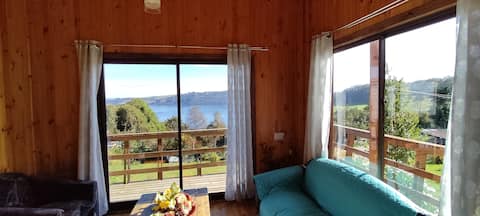 Successful Airbnb property: Cabin with a beautiful view of Lake Ranco in Futrono
