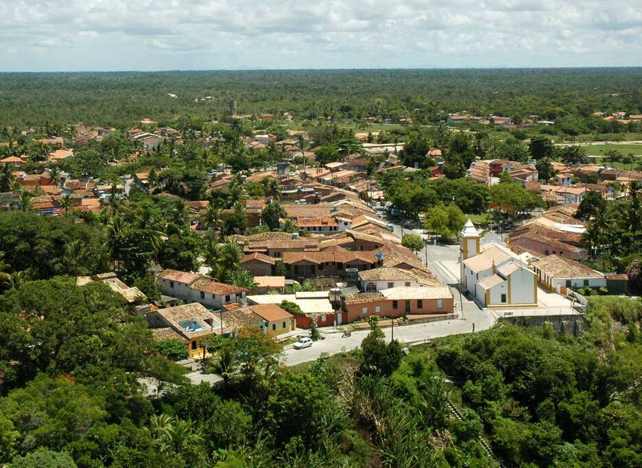 Com a vista mais privilegiada da cidade.