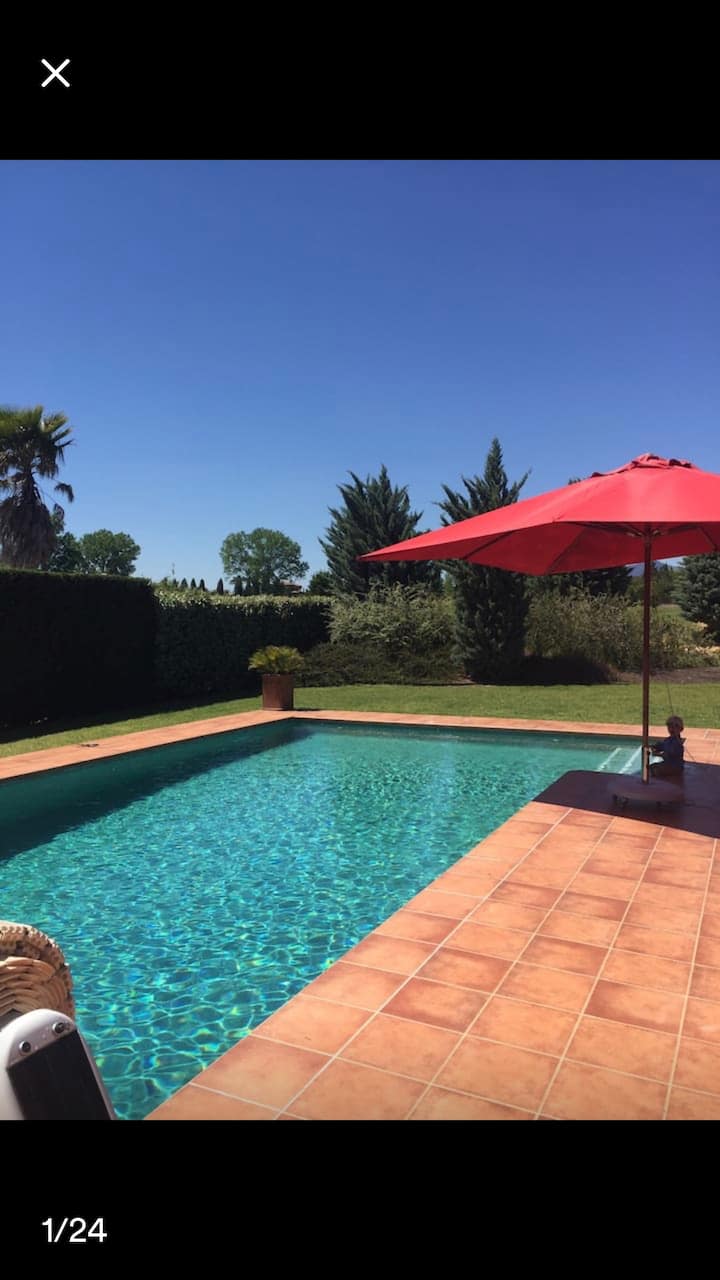 Villa 6 people Private pool and Golf view
