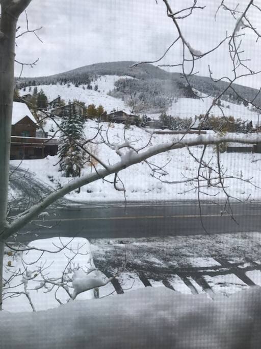 Winter view bedroom