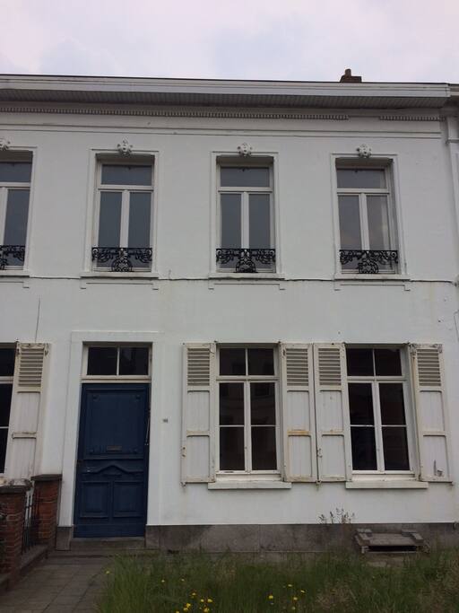 the front