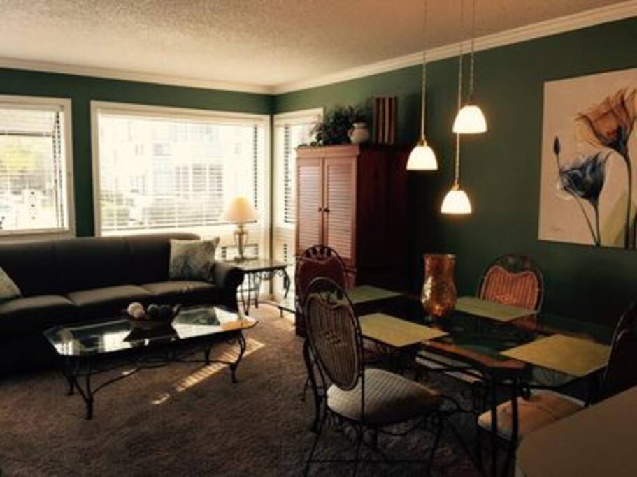 Living Room and Dining Room From Entrance