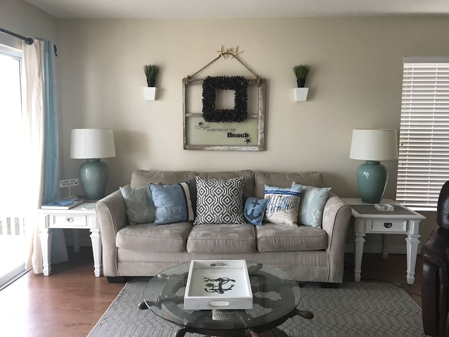 Cozy Nautical Living Room.
