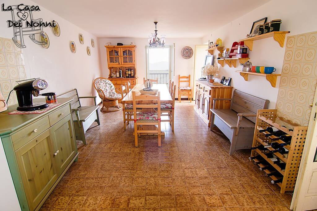 La sala da pranzo