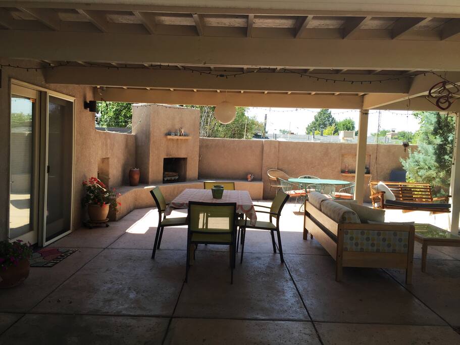 Comfortable outdoor living area