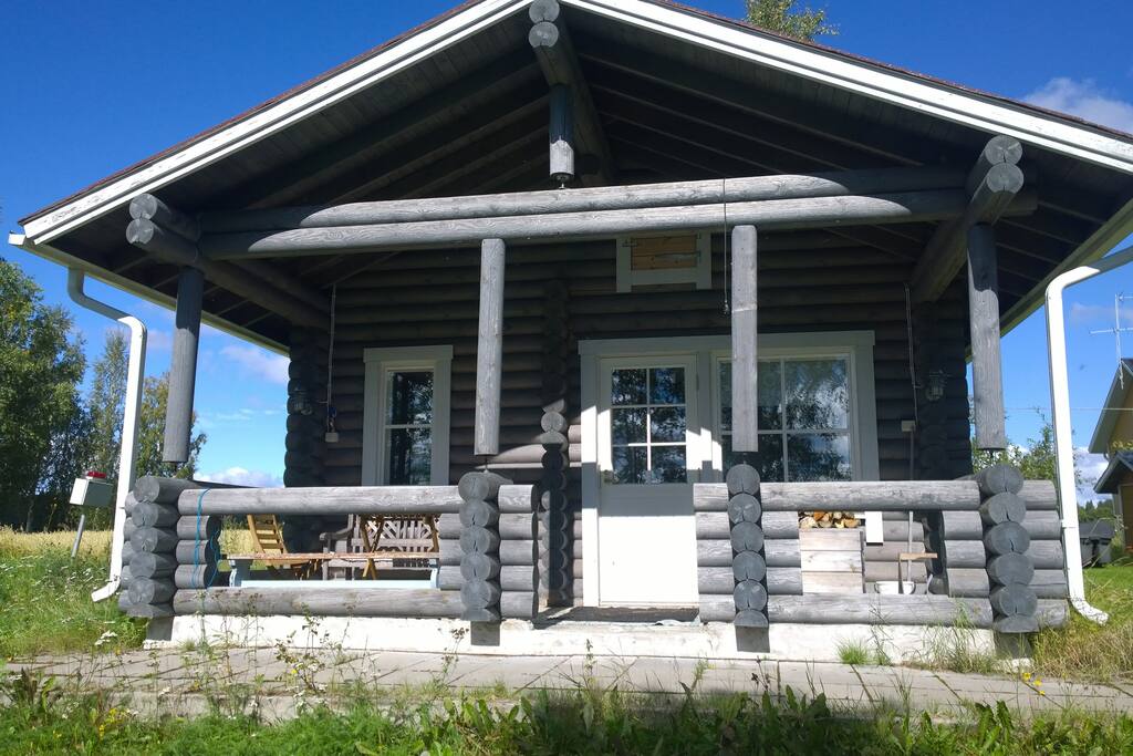 The guest house front