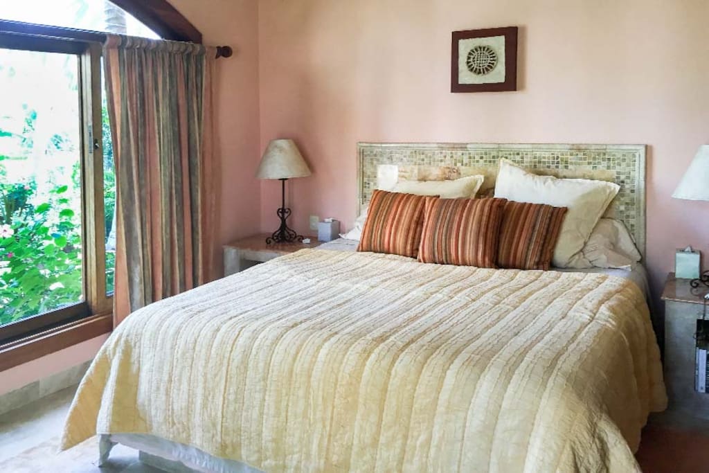 Bedroom + bathroom