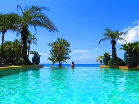 Beachfront Seaview 2bdr Stunning apartment 5 ppl