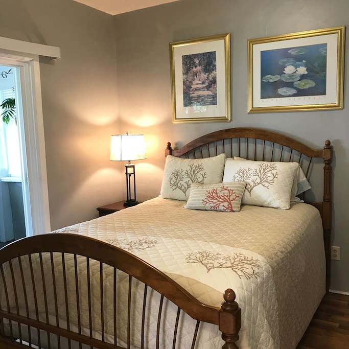 Bedroom 1 with queen bed