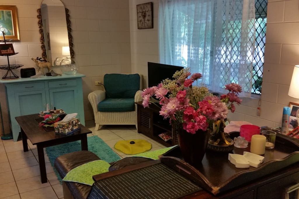 Our comfy living area