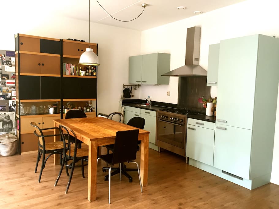Kitchen and dining table