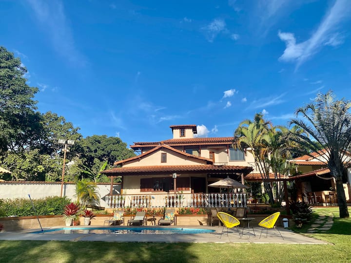 Wonderful house with a pool in Lagoa Santa Houses for Rent in Novo Santos Dumont, Minas Gerais