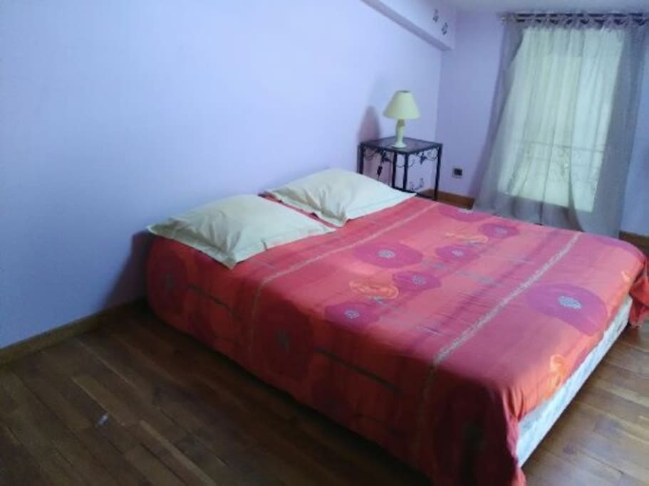 3 chambres avec lit 2 places et rangement