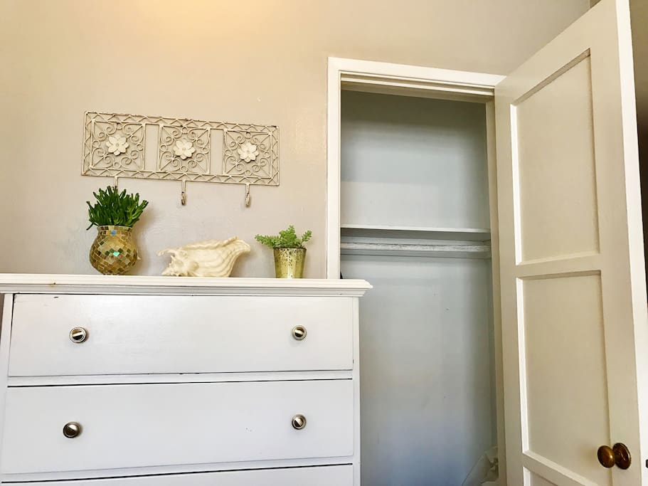 Closet and drawers