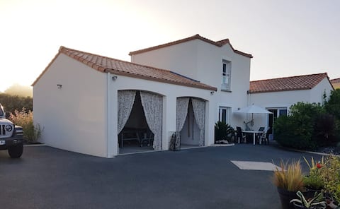 Close to Pornic beaches in an exotic setting