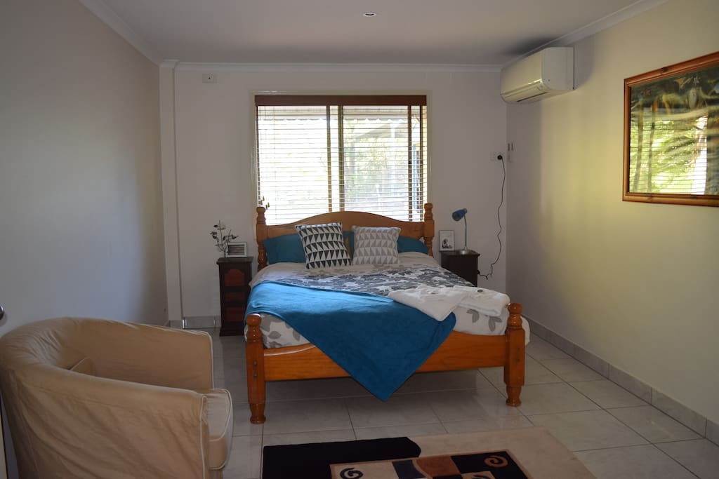Spacious bedroom with air-con. Bedroom 1