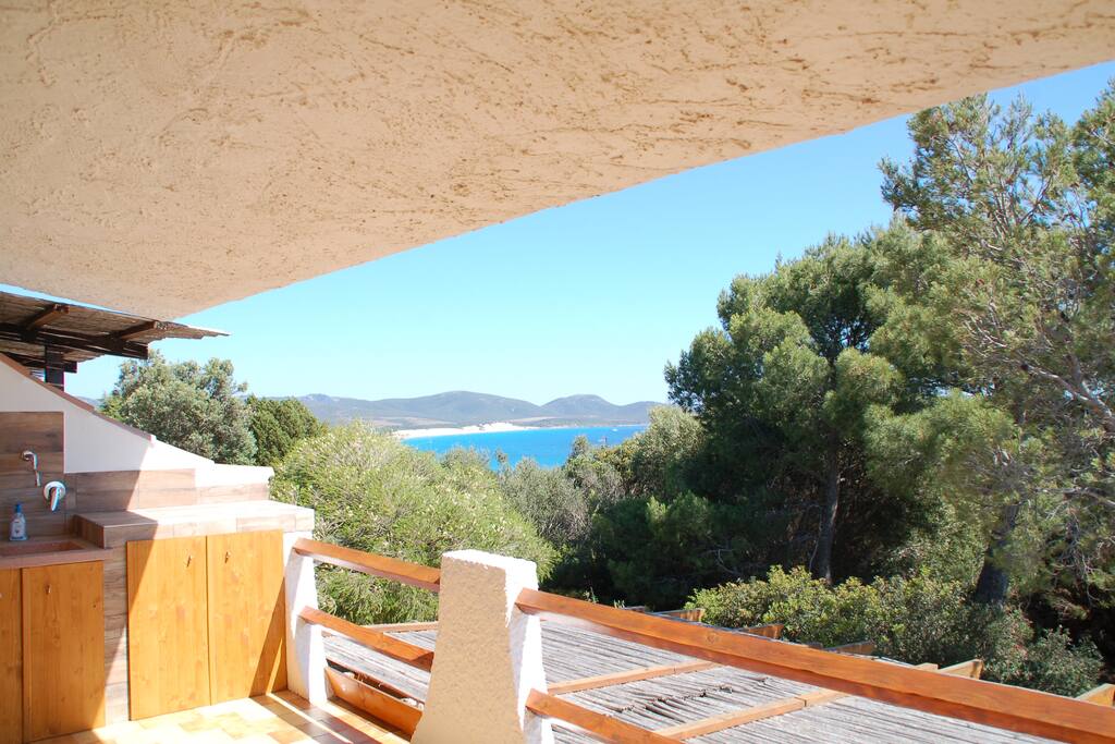 Veduta dalla veranda lato sud est