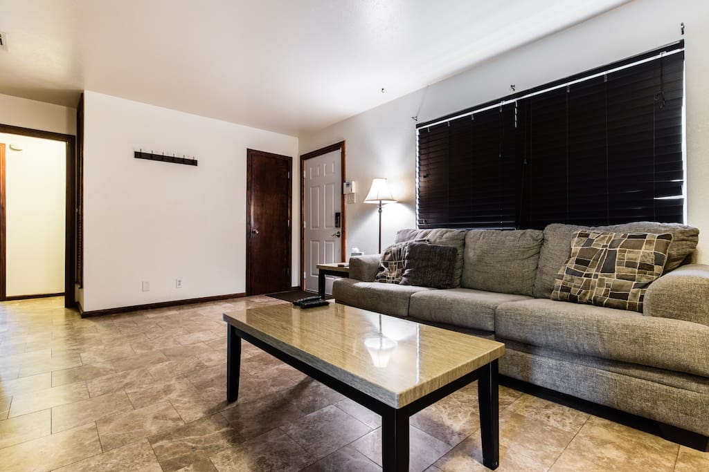 Entryway in the living room.