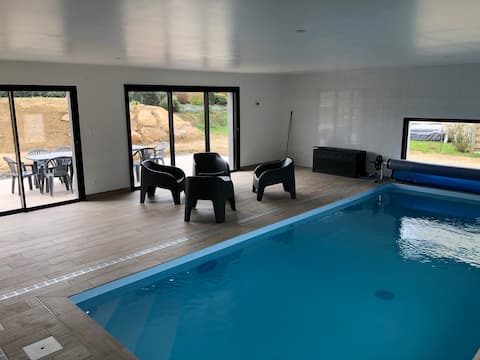 New house with indoor pool