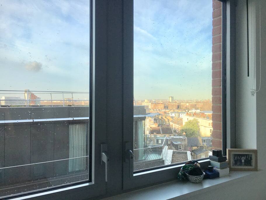 Clear view from the bedroom