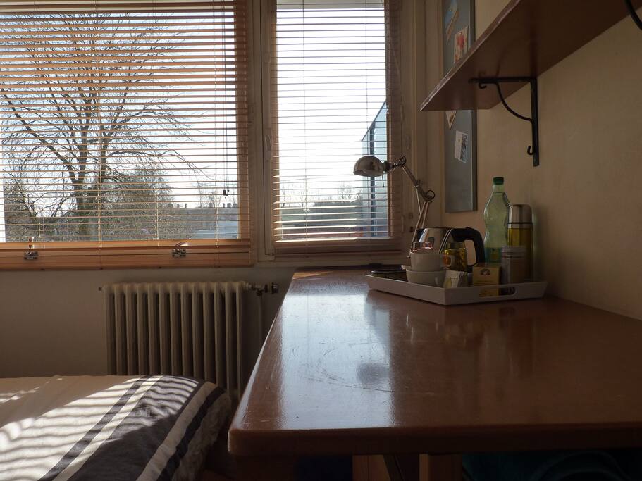 espace plan de travail ou choix petit déjeuner
