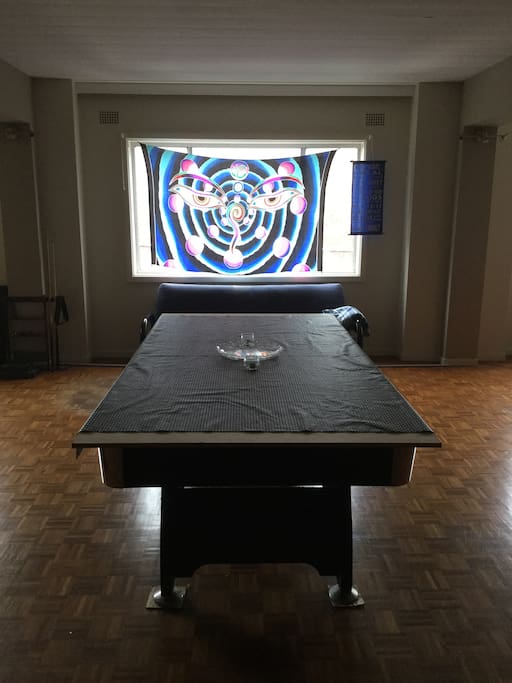 Pool Table converts to large table.