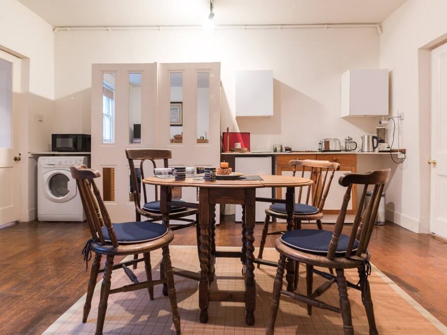 The open-plan design is spacious and sociable.