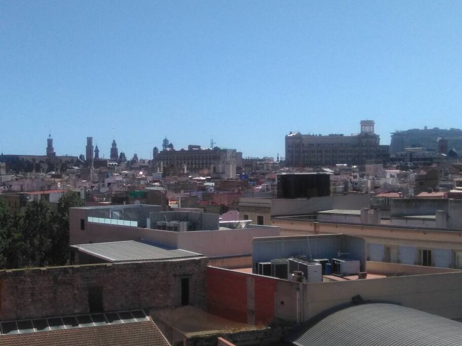 estas son las vistas desde el salón