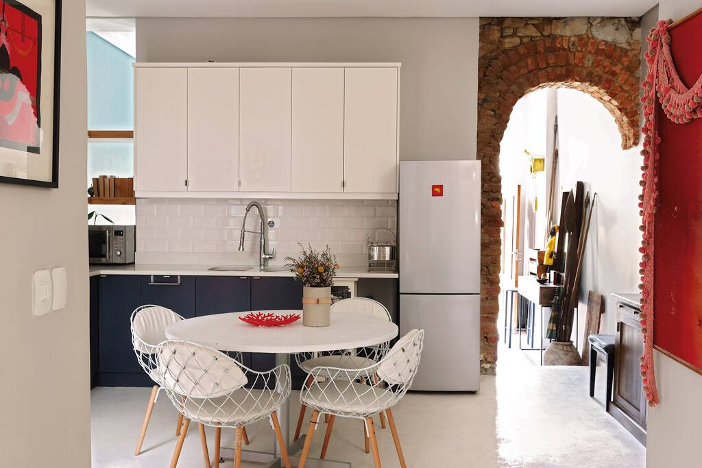 Kitchen area.