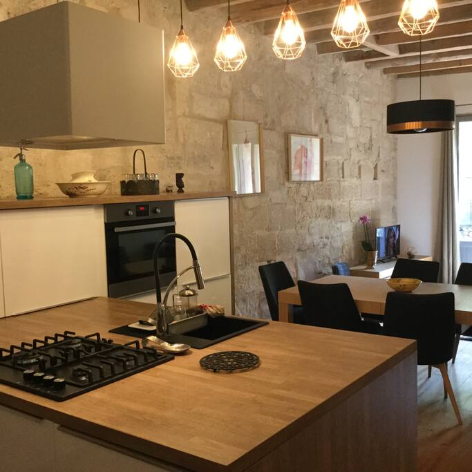 cuisine et salle a manger