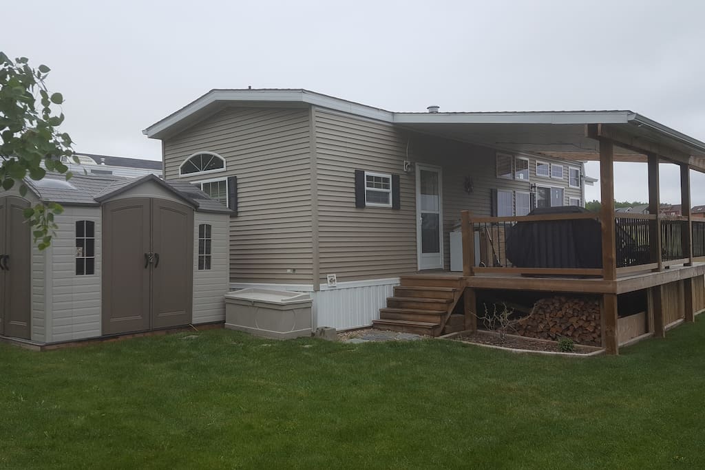 View of back yard
