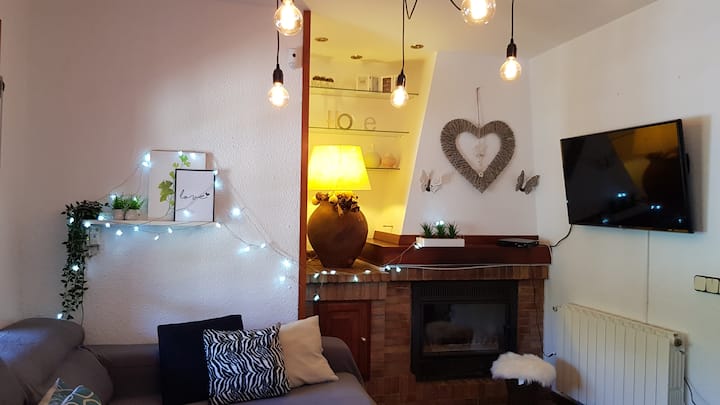 Sebule iliyo na Televisheni janja na Netflix 