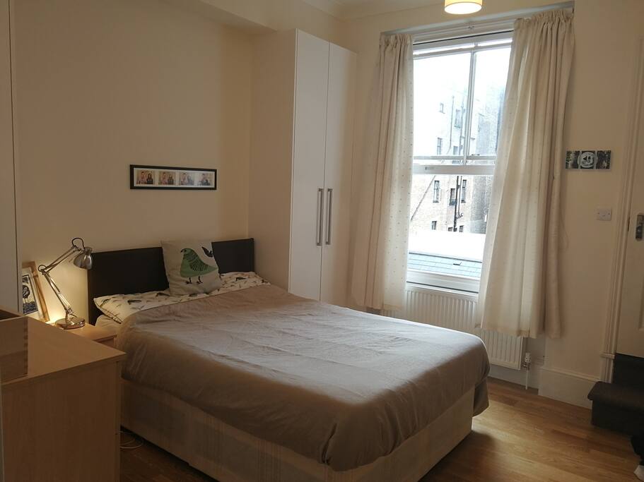 Spacious double bed bedroom