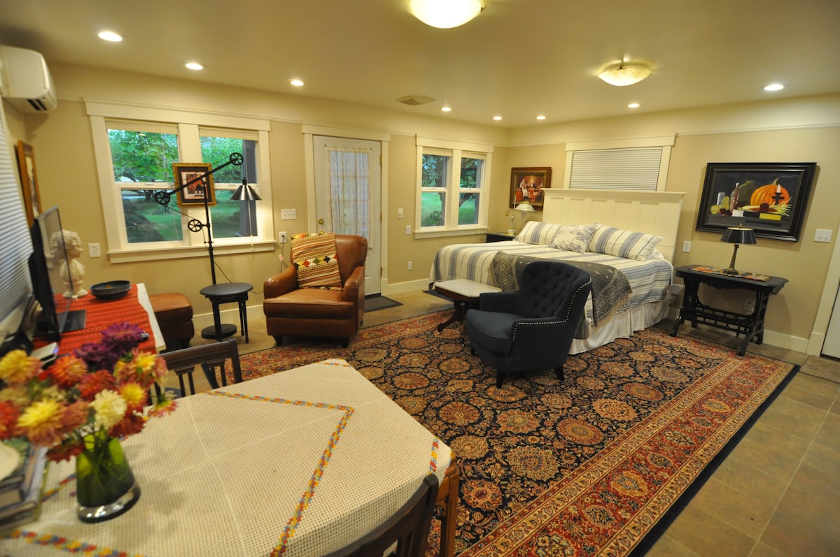 سرير كبير ، إنترنت ، تلفزيون بقضيب نار