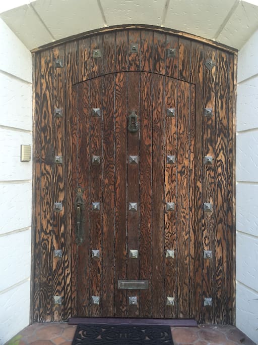 Don't worry, even with this fortress-like door, we'll always let you in!