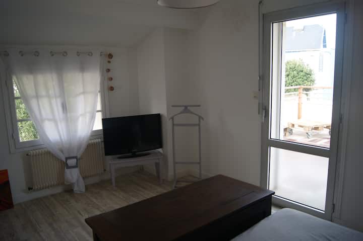 חדר שינה 1 עם גישה למרפסת