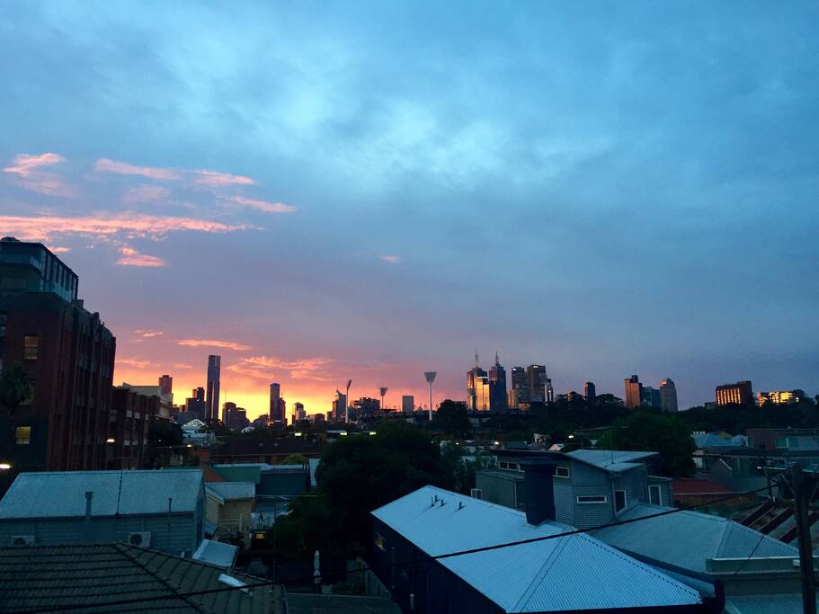 View of Melbourne skyline