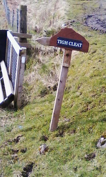 Tigh Cleat sign