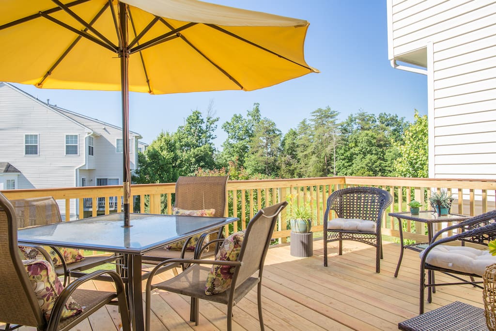 A deck to enjoy