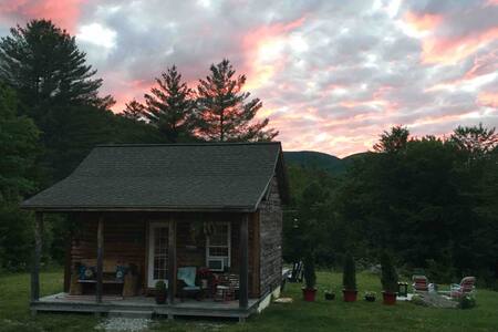 Log Cabin in the Woods
