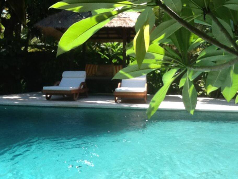 Swimmingpool and poolbeds