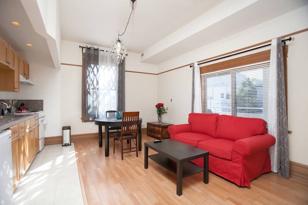 Private one-bedroom unit