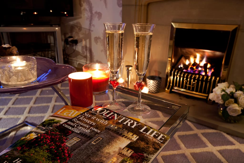 Romantic nights by the fire once the kids are tucked up in bed.