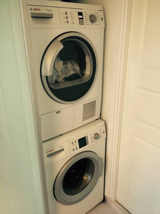 Washer and dryer
