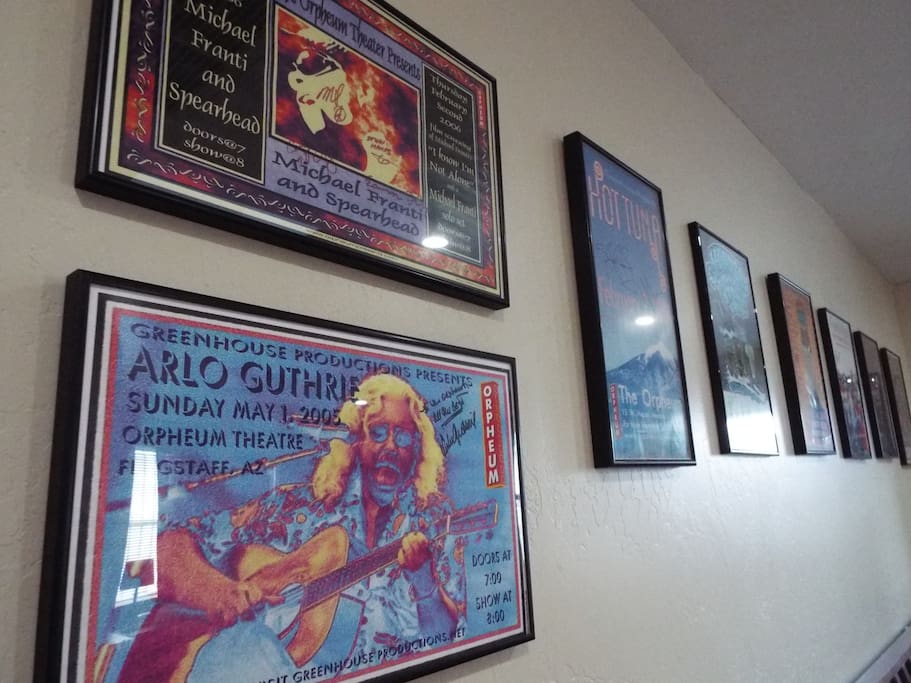 Come browse our concert poster gallery. Better yet, make plans to see live music during your stay and catch an awesome band when they play at the historic Orpheum Theater!