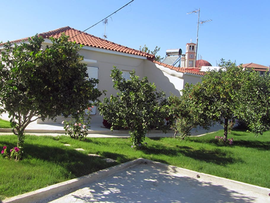 House and garden