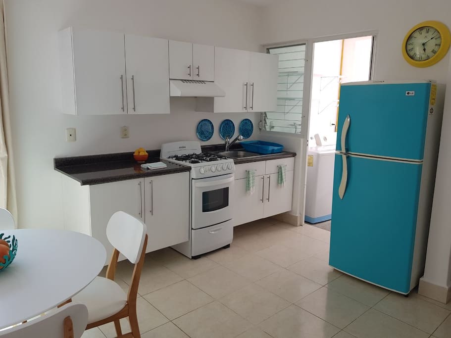 Fully equipped modern kitchen